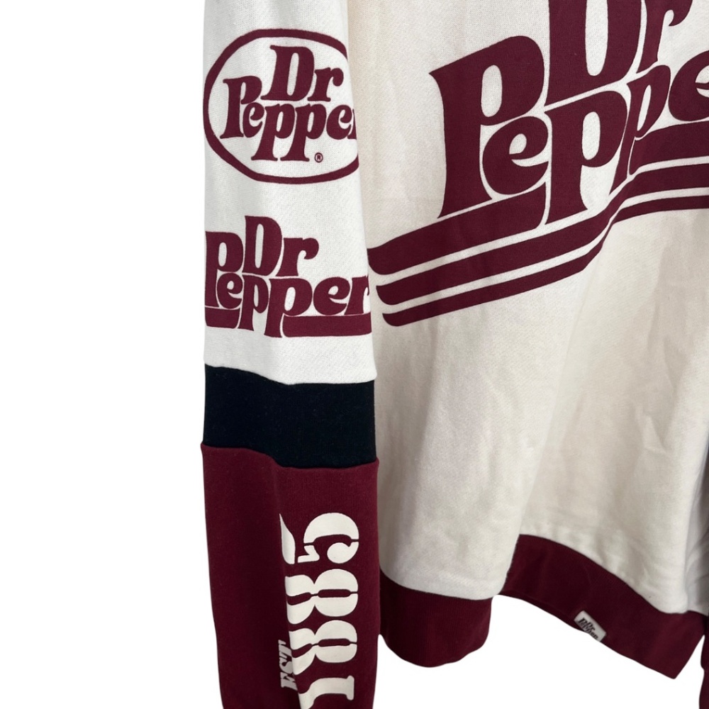 Dr. Pepper V-Neck Sweatshirt Women's Large - Picture 4 of 8
